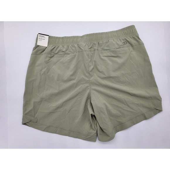 Calia Carrie Underwood Journey Collection Mid Rise Relaxed XXL 8” Short Green - Picture 2 of 7